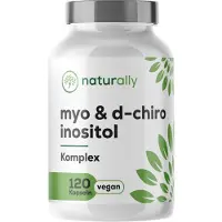 Naturally Myo- & D-Chiro Inositol Komplex | mit Folsäure und Vitamin B6 120 St Kapseln