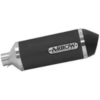 Arrow Urban Aluminium Dark With Dark End Cap Sym Cruisym 125i ´18-20 Homologierter Schalldämpfer