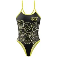 Otso Emoji Neon Faces Badeanzug