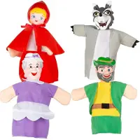 Colorbaby 39166 Cucu Show Rotkäppchen Handpuppe Lernspielzeug