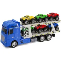 Tachan Rennwagen-transporter Mit 6 Autos Helden Der Stadt 1:24