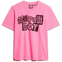 Superdry Punk Poster Relaxed Kurzarm-t-shirt