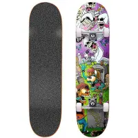 Cruzade Skate Punk Is Not Dead 8.0"X31.85" Skateboard uni Gr. Uni