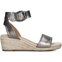 Omoda Damen Espadrilles 0577-2 - Zilver - Größe 36