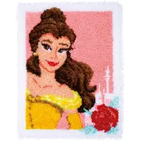 Vervaco Handgeknüpfter Teppich , Disney-Kollektion, "Verzauberte Schönheit"
