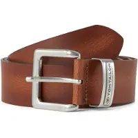 Tom Tailor Ledergürtel mit schmaler Schnalle Tom Tailor Light brown uni