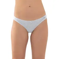Mey Mini-Slip Serie Cotton Pure Light Grey Melange | Größe 38