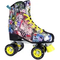 KRF Retro Fashion Art Roller Rollschuhe