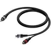 Procab Kabel Kabel CAB727/0.25, RCA (M) do 2x RCA (F) (0,25m)