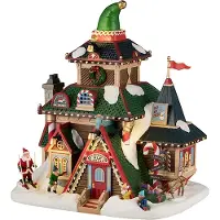 Lemax Elwoods Elf Lodge 20 x 26 x 31 cm Weihnachtsdorf