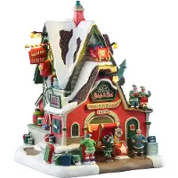 Lemax The Elf Service Sleigh &amp; Sled Repair 21 x 26 x 27 cm Weihnachtsdorf