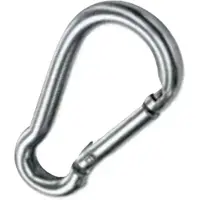 PLASTIMO Karabiner Silber 10 mm Silber 10 mm