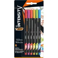 BIC Intensity Fineliner 6er-Set Rainbow Colors
