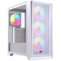 Einarex Torre PULSE P600 RGB Weiß ATX Panel Vidrio/Malla 3x Ventilador 120mm