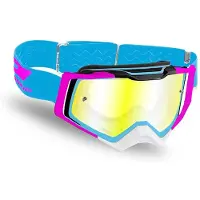 Progrip Maske und Brille mit Spiegel light sensitive kratzfest/anti u.v./anti stromlinienförmig 3309 Fl Rapid