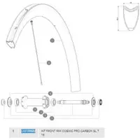 Mavic Cosmic Pro Carbon Sl T Front Felge