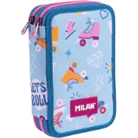 Milan Schultasche Roller 2 – mit 2 Reißverschlüssen