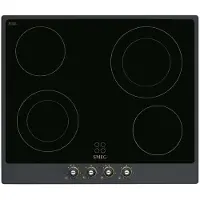 Smeg P864AO Elektro-Kochfeld, Glaskeramik, 59,6 cm Breite, 4 Kochstellen