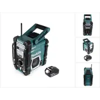 Makita DMR 112 G1 Akku Baustellen Radio 7,2 - 18V Bluetooth DAB+ + 1x 6,0Ah Akku - ohne Ladegerät