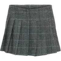 ONLY Hosenrock "ONLDAGMAR LIFE CHECK SKORTS OTW", Damen, Gr. S (36), paloma detail:check, Web, Obermaterial: 90% Polyester, 10% Wolle, kariert, regular fit kurz, Röcke Hosenrock, mit Wolle