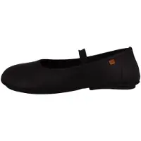 El naturalista für Damen. 258201101005_001 N5820 Essence schwarz Leder Ballettpumps schwarz (42), Wohnung, Keine, Lässig