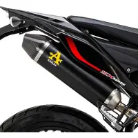 Arrow Thunder Aluminium Dark With Carbon End Cap Aprilia Rx/sx 125 ´21-22 Homologierter Schalldämpfer