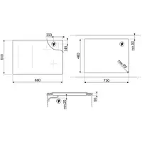 Smeg Si1m4844d 80 Cm Induktionskochfeld 4 Brennern