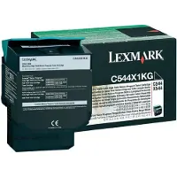 Lexmark Rückgabe-Toner / Schwarz / 6000 Seiten / für C544, X544