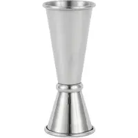 Barprofessional Japanese Style Jigger 25/50 Ml Silber