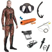 Spetton Pack Fire Red Camo Elite Pro 3 Mm Neoprenanzug