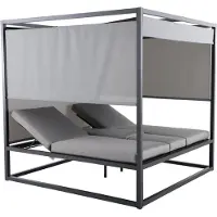 Mwh Cubico Daybed mit Hubtisch Aluminium