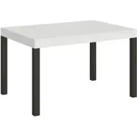 Itamoby Ausziehbarer Tisch 90x130/234 cm Everyday Gestell Weiß Esche Anthrazit