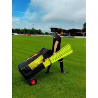Powershot Transportwagen "Fußball", Gelb-Schwarz