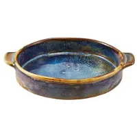 Genware Terra Aqua Blau Runde Ohrschale 14,6 Cm