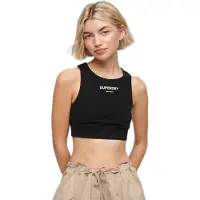 Superdry für Damen. W6011659A Sport-BH Core schwarz (XS), Weiß, Sportlich, Baumwolle, Multisport
