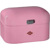 Wesco Brotkasten "Single Grandy", (1 tlg.), Metallscharniere/Gummistopper Deckel+Boden / Lüftungslöcher / Griff