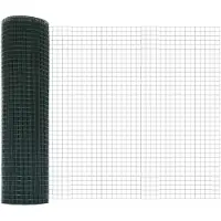 vidaXL Geschweißter Drahtzaun 1000 x 40 cm Grün