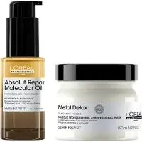 L'Oréal Professionnel Metal Detox Hair Mask, Prevent Breakage & Colour Fade from Hard Water 150ml