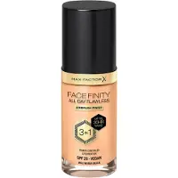 Max Factor Facefinity All Day Flawless 3 in 1 Foundation SPF 20 W62 Warm Beige 30 ml