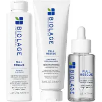 Biolage Full Rescue Shampoo 400ml, Conditioner 236ml and Oil-Balancing Serum 50ml Bundle