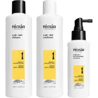 Nioxin Scalp and Hair Thickening System 1 for Natural Hair with Light Thinning Trial Kit