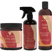 As I Am Jamaican Black Castor Oil - Moisture Fix Bundle