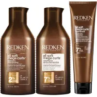 Redken All Soft Mega Curl Intense Hydrating and Nourishing Routine Set for Curly and Coily Hair