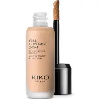 KIKO Milano Full Coverage 2-in-1 Foundation und Concealer 25 ml (Verschiedene Farbtöne) - 65 Neutral