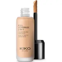 KIKO Milano Full Coverage 2-in-1 Foundation und Concealer 25 ml (Verschiedene Farbtöne) - 50 Warm Rose