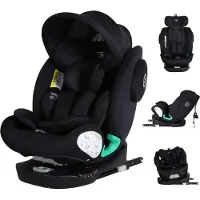 Bebies First Autositz Gruppe 0/1/2/3 Executive 40 - 150 cm I-Size Schwarz