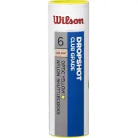 Wilson Badminton-Shuttles Nylon/Korkgelb 6 Stück