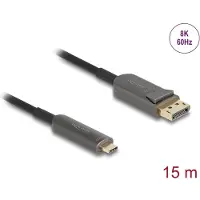 DeLOCK Aktives Optisches Kabel USB Type-C zu DisplayPort 8K