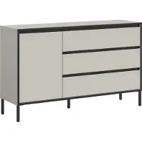 Ebuy24 Sideboard Tron | Kaschmir / schwarz