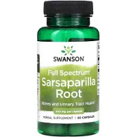 Swanson Health , Full Spectrum Sarsaparilla Root (Sarsaparilla-Wurzel),Kapseln 60 St Kapseln